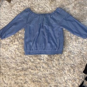 An off the shoulder top from Aerie!